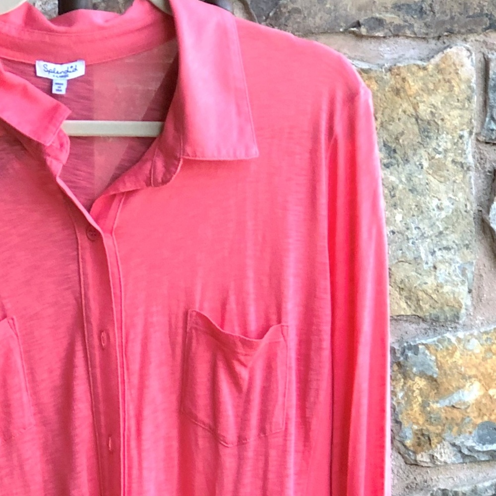 ANTHROPOLOGIE *NWOT* SPLENDID Womens Coral Top